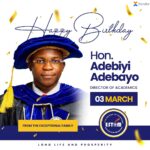 Celebrating a Man of Many Callings: Mr. K.A. Olayinka (UncommonMayor) Marks Another Year of Purpose and Impact